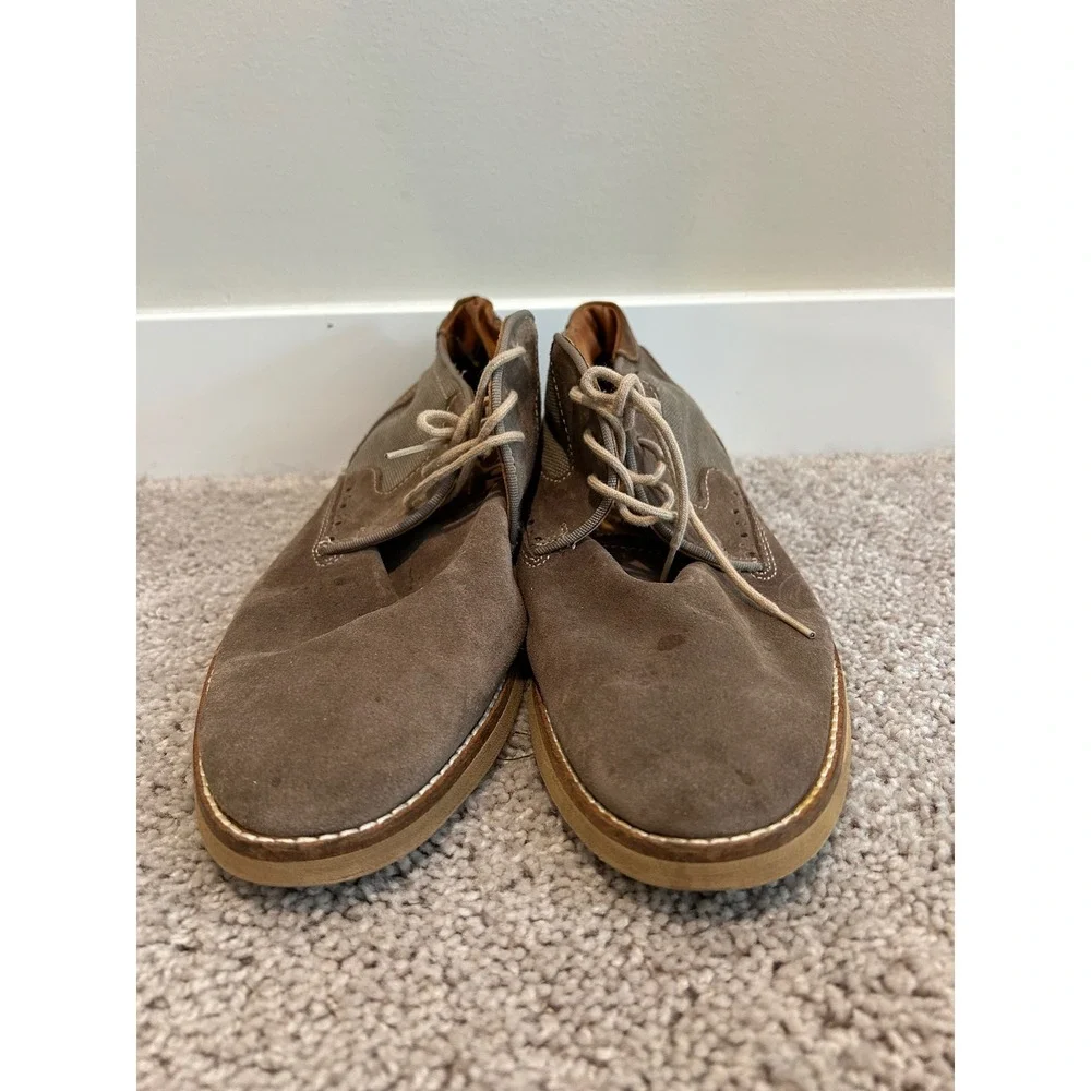 Venturini Mens Brown Suede Textile Chukka Boots TAN Mens Size 12‎ Shoes #2227